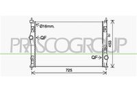 NRF 59355 - Material: Aluminio<br>Longitud de red [mm]: 650<br>Ancho de red [mm]: 408<br>Profundidad de red [mm]: 32<br>Versión: Alternative<br>Tipo radiador: Aletas refrigeración unidas mecánicamente<br>