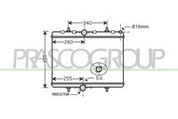 NRF 53861 - Material aletas refrigeradoras: Aluminio<br>Profundidad de red [mm]: 32<br>Longitud de red [mm]: 380<br>Ancho de red [mm]: 549<br>Ø entrada [mm]: 32<br>Tipo radiador: Aletas refrigeración soldadas<br>Artículo complementario / información complementaria 2: sin caperuza<br>Artículo complementario / información complementaria 2: sin depósito de compensación<br>Artículo complementario / información complementaria 2: sin bastidor<br>Artículo complementario/Información complementaria: sin junta<br>Material depósitos de agua (radiador): Plástico<br>