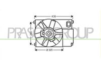 NRF 47619 - Equipamiento de vehículo: para vehículos con climatizador<br>Equipamiento de vehículo: para vehículos sin aire acondicionado<br>Diámetro [mm]: 305<br>Calefacción / Refrigeración: Ventilador simple<br>Número paletas de ventilador: 6<br>Número de enchufes de contacto: 2<br>Potencia[W]: 240<br>Tensión [V]: 12<br>Artículo complementario/Información complementaria: sin unidad de control<br>Artículo complementario / información complementaria 2: con bastidor radiador (armazón)<br>Artículo complementario / información complementaria 2: sin resistencia<br>