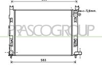 NRF 58444A - Material: Aluminio<br>Longitud de red [mm]: 513<br>Ancho de red [mm]: 414<br>Profundidad de red [mm]: 23<br>Versión: Alternative<br>Tipo radiador: Aletas refrigeración unidas mecánicamente<br>