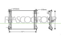 NRF 58188 - Equipamiento de vehículo: para vehículos sin aire acondicionado<br>Material aletas refrigeradoras: Aluminio<br>Profundidad de red [mm]: 23<br>Longitud de red [mm]: 495<br>Ancho de red [mm]: 416<br>Ø entrada [mm]: 32<br>Ø salida [mm]: 32<br>Tipo radiador: Aletas refrigeración unidas mecánicamente<br>Artículo complementario / información complementaria 2: sin depósito de compensación<br>Artículo complementario / información complementaria 2: sin bastidor<br>Artículo complementario/Información complementaria: con juntas<br>Material depósitos de agua (radiador): Plástico<br>