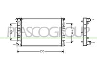 NRF 53665 - Equipamiento de vehículo: para vehículos sin aire acondicionado<br>Material: Aluminio<br>Longitud de red [mm]: 580<br>Ancho de red [mm]: 322<br>Profundidad de red [mm]: 34<br>para OE N°: 46524619<br>Tipo radiador: Aletas refrigeración unidas mecánicamente<br>