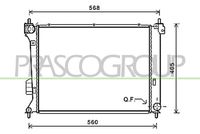 NRF 56057 - año construcción desde: 03/2010<br>año construcción hasta: 03/2012<br>Clase de caja de cambios: Caja de cambios manual<br>País producción vehículo: Turquía<br>Material aletas refrigeradoras: Aluminio<br>Profundidad de red [mm]: 26<br>Longitud de red [mm]: 480<br>Ancho de red [mm]: 383<br>Ø entrada [mm]: 35<br>Ø salida [mm]: 35<br>Tipo radiador: Aletas refrigeración soldadas<br>Artículo complementario / información complementaria 2: sin depósito de compensación<br>Artículo complementario / información complementaria 2: sin bastidor<br>Artículo complementario/Información complementaria: sin junta<br>Material depósitos de agua (radiador): Plástico<br>