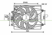 MAGNETI MARELLI MTC836AX - Ventilador, refrigeración del motor