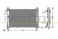 NRF 58390 - año construcción desde: 08/2007<br>Clase de caja de cambios: Caja de cambios manual, 6 marchas<br>N.º de chasis (VIN) desde: F239100<br>Material: Aluminio<br>Calefacción / Refrigeración: para vehículos con radiador combinado agua/aceite<br>Longitud de red [mm]: 650<br>Ancho de red [mm]: 415<br>Profundidad de red [mm]: 18<br>Tipo radiador: Aletas refrigeración soldadas<br>