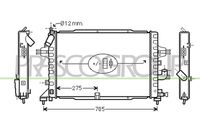 NRF 53447A - N.º de chasis (VIN) hasta: 72999999<br>N.º de chasis (VIN) hasta: 75999999<br>N.º de chasis (VIN) hasta: 78999999<br>N.º de chasis (VIN) hasta: 7G<br>Material: Aluminio<br>Longitud de red [mm]: 599<br>Ancho de red [mm]: 368<br>Profundidad de red [mm]: 26<br>para OE N°: 1300271<br>Artículo complementario / información complementaria 2: con piezas de montaje<br>Tipo radiador: Aletas refrigeración soldadas<br>