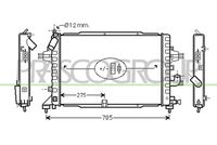 NRF 53447A - Material: Aluminio<br>Longitud de red [mm]: 599<br>Ancho de red [mm]: 368<br>Profundidad de red [mm]: 26<br>para OE N°: 1300271<br>Artículo complementario / información complementaria 2: con piezas de montaje<br>Tipo radiador: Aletas refrigeración soldadas<br>