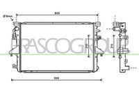 NRF 53154 - Radiador, refrigeración del motor - EASY FIT