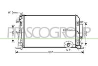 NRF 53885 - Radiador, refrigeración del motor - EASY FIT