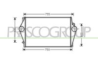 EACLIMA 36A78006 - Diámetro de entrada 1 [mm]: 56<br>Diámetro de salida 1 [mm]: 56<br>Tipo radiador: Aletas refrigeración soldadas<br>Calidad: ALTERNATIVO<br>Restricción de fabricante: VALEO<br>Material: Aluminio<br>Material: Plástico<br>Longitud de red [mm]: 688<br>Ancho de red [mm]: 417<br>Profundidad de red [mm]: 30<br>