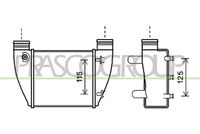 NRF 30378 - Radiador de aire de admisión