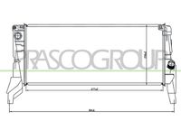 NRF 550257 - Radiador, refrigeración del motor