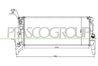 NRF 550257 - Radiador, refrigeración del motor