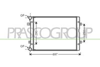 NRF 53022 - Radiador, refrigeración del motor