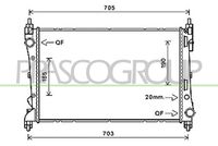 NRF 53935 - Radiador, refrigeración del motor