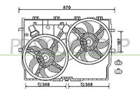 NRF 47945 - Ventilador, refrigeración del motor