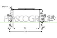 NRF 50143 - Radiador, refrigeración del motor