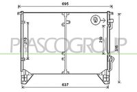 NISSENS 94643 - Condensador, aire acondicionado