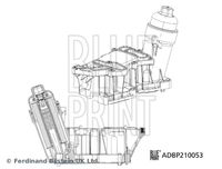 BLUE PRINT ADBP210053 - Caja, filtro de aceite - Blue Print Solution