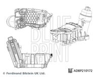 BLUE PRINT ADBP210172 - Caja, filtro de aceite - Blue Print Solution