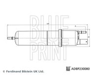 BLUE PRINT ADBP230041 - Filtro combustible