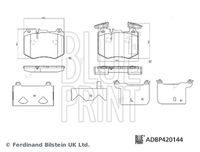 BLUE PRINT ADBP420144 - Juego de pastillas de freno