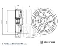 BLUE PRINT ADBP470016 - Llanta, nº de taladros: 4<br>Ancho [mm]: 43<br>Espesor [mm]: 72<br>Diámetro interior [mm]: 203<br>Diámetro exterior [mm]: 245<br>corona de agujeros - Ø [mm]: 108<br>Rebajado máx. tambor de freno [mm]: 204,5<br>Lado de montaje: Eje trasero<br>Diámetro de centrado [mm]: 49<br>Peso [kg]: 5,9<br>Artículo complementario / información complementaria 2: con cojinete rueda<br>