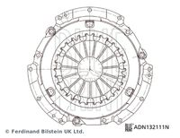 BLUE PRINT ADN132111N - Plato de presión del embrague