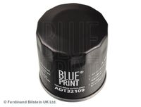 BLUE PRINT ADT32109 - Tipo de filtro: Filtro enroscable<br>Diám. int. 2[mm]: 55<br>Diámetro exterior 2 [mm]: 62<br>Altura [mm]: 75<br>Medida de rosca: 3/4-16 UNF<br>Diámetro exterior [mm]: 66<br>Artículo complementario / información complementaria 2: con válvula bloqueo de retorno<br>presión apertura válvula de desviación [bar]: 1,0<br>