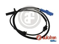 ATE 360320 - Lado de montaje: Eje trasero<br>Longitud total [mm]: 780<br>Longitud [mm]: 27<br>Tipo de sensor: Sensor activo<br>Color de conector: azul<br>Longitud de cable [mm]: 680<br>Referencia artículo par: 30793<br>Peso [kg]: 0,09<br>