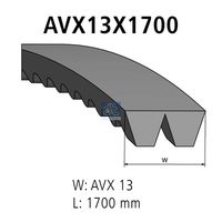 DAYCO 13A1700HD - Correa trapezoidal