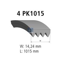 DAYCO 6PK1415 - Código de motor: BRG<br>Unidades accionadas: Compresor de climatización<br>Variante de equipamiento: BRG<br>para OE N°: 7082866<br>Longitud [mm]: 1013<br>Número de nervaduras: 4<br>