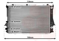 NRF 51317 - Radiador, refrigeración del motor