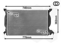 VALEO 734268 - Radiador, refrigeración del motor