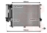 NRF 50564 - Radiador, refrigeración del motor - EASY FIT