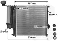 NRF 53849A - Radiador, refrigeración del motor - Economy Class