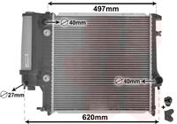 NRF 53849A - Radiador, refrigeración del motor - Economy Class