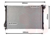 VALEO 734328 - Radiador, refrigeración del motor