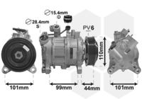 VALEO 814698 - Compresor, aire acondicionado - VALEO CORE-FLEX