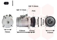 RECOFICIAL SAC770481 - Compresor, aire acondicionado