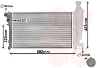 VALEO 731528 - Código de motor: TU1JP,TU1M+<br>Clase de caja de cambios: Caja de cambios manual, 5 marchas<br>para número de OPR desde: 08883<br>Equipamiento de vehículo: para vehículos con climatizador (regulado manualmente)<br>Ancho de red [mm]: 322<br>Longitud de red [mm]: 530<br>Profundidad de red [mm]: 23<br>Material: Aluminio<br>Ø entrada [mm]: 32<br>Ø salida [mm]: 32<br>Calefacción / Refrigeración: con depósito de compensación<br>Calefacción / Refrigeración: para vehículos sin radiador de aceite<br>Artículo complementario / información complementaria 2: con regulador de refrigerante<br>Tipo radiador: Aletas refrigeración unidas mecánicamente<br>Peso [kg]: 3,21<br>