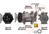 VALEO 813824 - Compresor, aire acondicionado - VALEO RE-GEN REMANUFACTURED