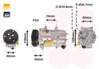 VALEO 813724 - Compresor, aire acondicionado - VALEO RE-GEN REMANUFACTURED