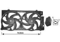 RECOFICIAL SEF703040 - Motor eléctrico, ventilador del radiador