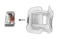 TYC 30901663 - Lado de montaje: Espejo retrovisor derecho<br>Color: blanco/amarillo<br>Tipo de registro: Verificación ECE<br>Artículo complementario/Información complementaria: sin portalámparas<br>