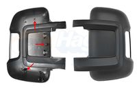 TYC 30900722 - Lado de montaje: derecha<br>Color: negro<br>Retrovisor exterior/interiror: brazo corto de espejo<br>