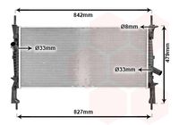 NRF 58441 - Equipamiento de vehículo: para vehículos con climatizador<br>Equipamiento de vehículo: para vehículos sin aire acondicionado<br>Norma de emisiones: Euro 4 (D4)<br>Material: Aluminio<br>Longitud de red [mm]: 378<br>Ancho de red [mm]: 770<br>Profundidad de red [mm]: 24<br>Versión: Alternative<br>Tipo radiador: Aletas refrigeración unidas mecánicamente<br>