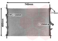 NRF 58441 - Equipamiento de vehículo: para vehículos con climatizador<br>Equipamiento de vehículo: para vehículos sin aire acondicionado<br>Norma de emisiones: Euro 4 (D4)<br>Material: Aluminio<br>Longitud de red [mm]: 378<br>Ancho de red [mm]: 770<br>Profundidad de red [mm]: 24<br>Versión: Alternative<br>Tipo radiador: Aletas refrigeración unidas mecánicamente<br>