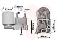 TRICLO 418944 - Radiador de aceite, aceite motor