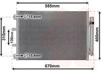 VALEO 814194 - Condensador, aire acondicionado